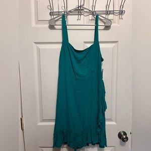 O’Neill Dress size L NWT, teal blue adjustable straps